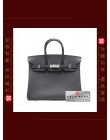 HERMES BIRKIN 25 (Pre-owned) Graphite, Epsom leather, Phw