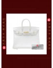 HERMES BIRKIN 25 (Pre-owned) White, Epsom leather, Ghw