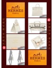 HERMES BIRKIN 25 (Pre-owned) - Craie, Togo leather, Rose Gold hardware