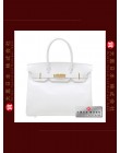 HERMES BIRKIN 30 (Pre-owned) White, Epsom leather, Ghw