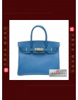 HERMES BIRKIN 30 (Pre-owned) Mykonos / Mykonos Blue, Epsom leather, Ghw