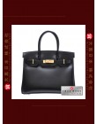 HERMES BIRKIN 30 (Pre-owned) Black, Box calf leather, Ghw