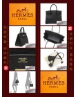 HERMES BIRKIN 30 (Pre-owned) - Black, Ostrich leather, Ghw