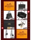 HERMES BIRKIN 35 (Pre-owned) Black, Togo leather, Ghw