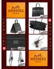 HERMES BIRKIN 35 (Pre-owned) Black, Matt niloticus crocodile skin, Phw