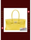 HERMES JPG Shoulder BIRKIN (Pre-owned) Soleil / Yellow, Clemence leather, Phw