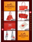 HERMES JPG Shoulder BIRKIN (Pre-owned) Geranium / Geranium red, Togo leather, Phw