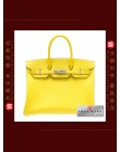 HERMES CANDY BIRKIN 35 (Pre-owned) Lime / Lime yellow, Epsom leather, Phw