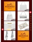 HERMES KELLY 25 (Pre-Owned) Sellier, White, Epsom leather, Ghw